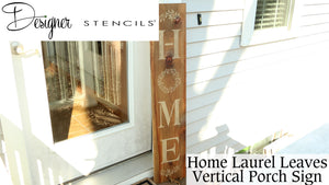 DIY Signs: How to Stencil and Age a Wooden Porch Sign