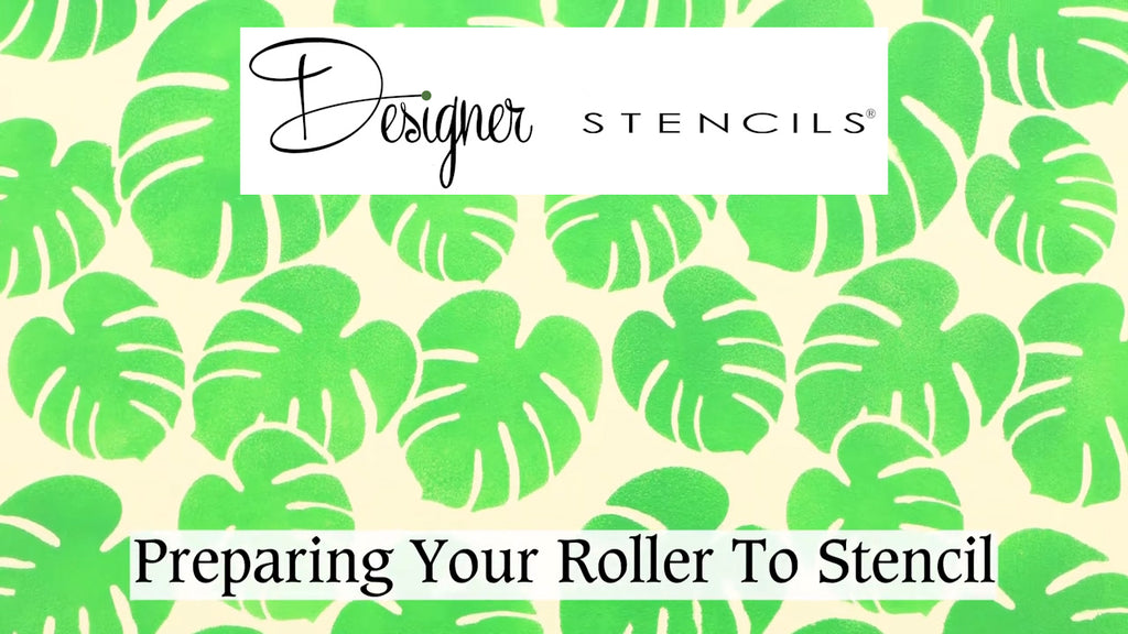 How to Stencil Without Paint Bleed Using a Foam Roller