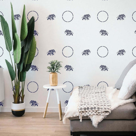 Family Room Stencil Ideas