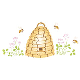 Beehive Wall Stencil Border