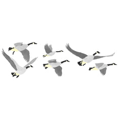 Flying Canada Geese Wall Stencil Border