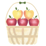 Basket of Apples Wall Stencil