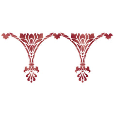 Victorian Motif Wall Stencil