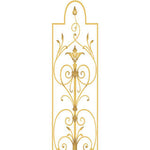 Wrought Iron Panel Wall Stencil