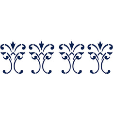 Filigree Wall Stencil Border