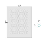 Chicken Wire Mesh Allover Wall Stencil 8 X 6