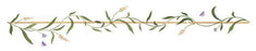 Wheat Wall Stencil Border