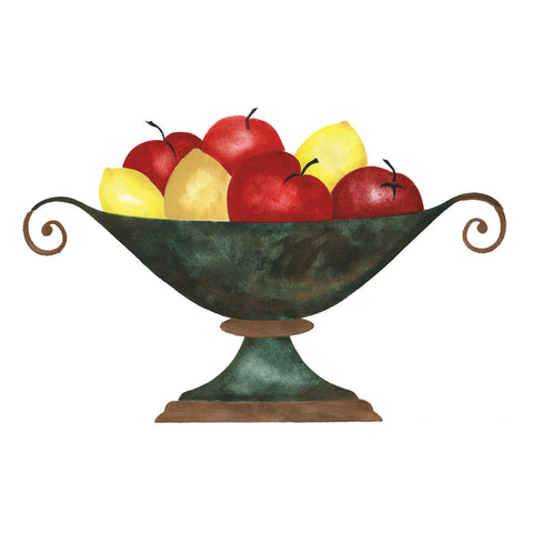 Fruit Bowl Wall Stencil