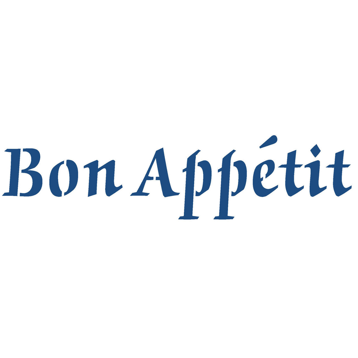 Bon Appetit Wall Stencil