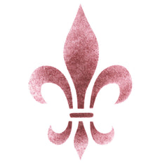 Single Fleur de Lis Wall Stencil