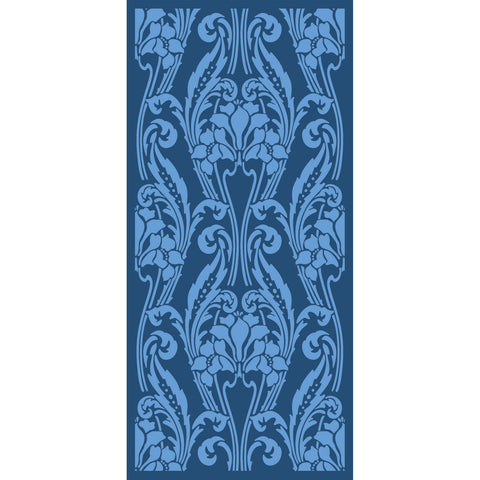 Nouveau Florentine Stripe Wall Stencil