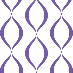 Lavender Scallop Wall Stencil