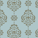 Small Rosie Damask Allover Wall Stencil