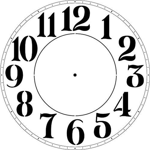 Clock Stencils