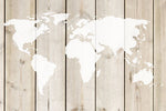 World Map Wall Stencils