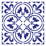 Scroll Tile Wall Stencil by Designer Stencils