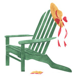 Small Adirondack Chair Wall Stencil