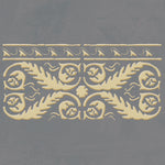 Embossing Scroll Wall Stencil