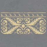 Embossing Scroll Wall Stencil