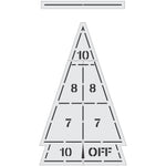 Shuffleboard Court Stencil
