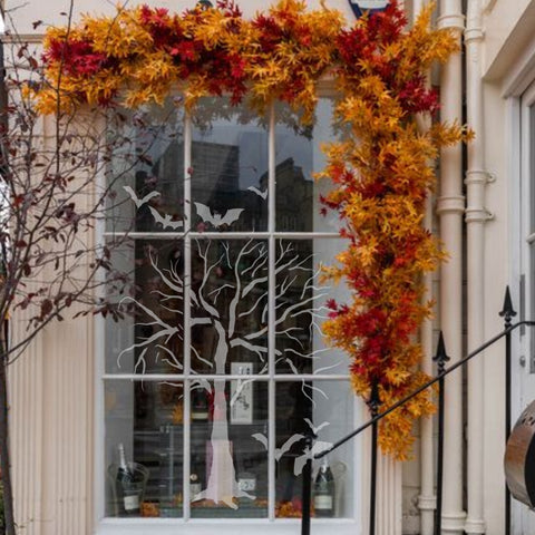 Halloween Trees Window Stencils