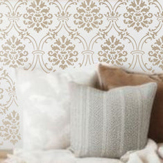 Royal Damask Allover Wall Stencil