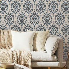 Global Damask Allover Wall Stencil