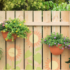 Medium Sunflower Wall Stencil