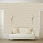 Winterthur Empire Diamond Wall Stencil by Designer Stencils