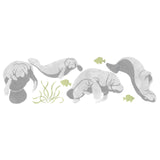 Manatee Wall Stencil Border