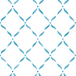 Ribbon Lattice Wall Stencil