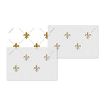 Two Part Fleur de Lis Wallpaper Wall Stencil - Repeat 2