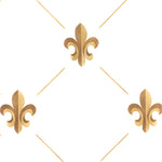 Two Part Fleur de Lis Wallpaper Wall Stencil