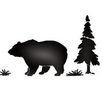 Bear Silhouette Wall Stencil