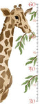 Giraffee Growth Wall Stencil Chart