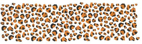 Leopard Spot Wall Stencil Border