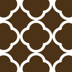 Large Quatrefoil Wall Stencil