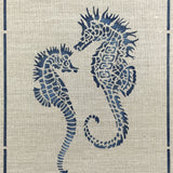 Seahorse Frame Wall Stencil