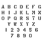 Military Alphabet Stencils