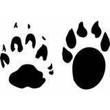 Marten Animal Tracks Stencil