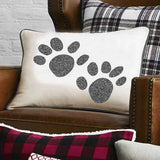 Pillow Stencil Animal Tracks Design Pillow Stencils