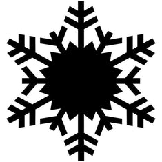 Fern Snowflake Craft Stencil