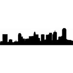 City Skyline Wall Stencils