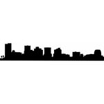 Phoenix City Skyline Wall Stencils