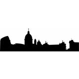 Rome City Skyline Wall Stencils