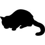 Lounging Cat Stencil