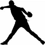 Baseball Player Wall Stencil