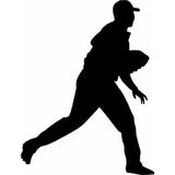 Baseball Player Wall Stencil