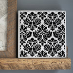 Damask All Over Pattern Stencil (10 mil plastic)