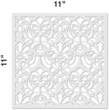 Damask All Over Pattern Stencil (10 mil plastic)